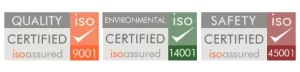 ISO Assured – 9001, 14001 and 45001